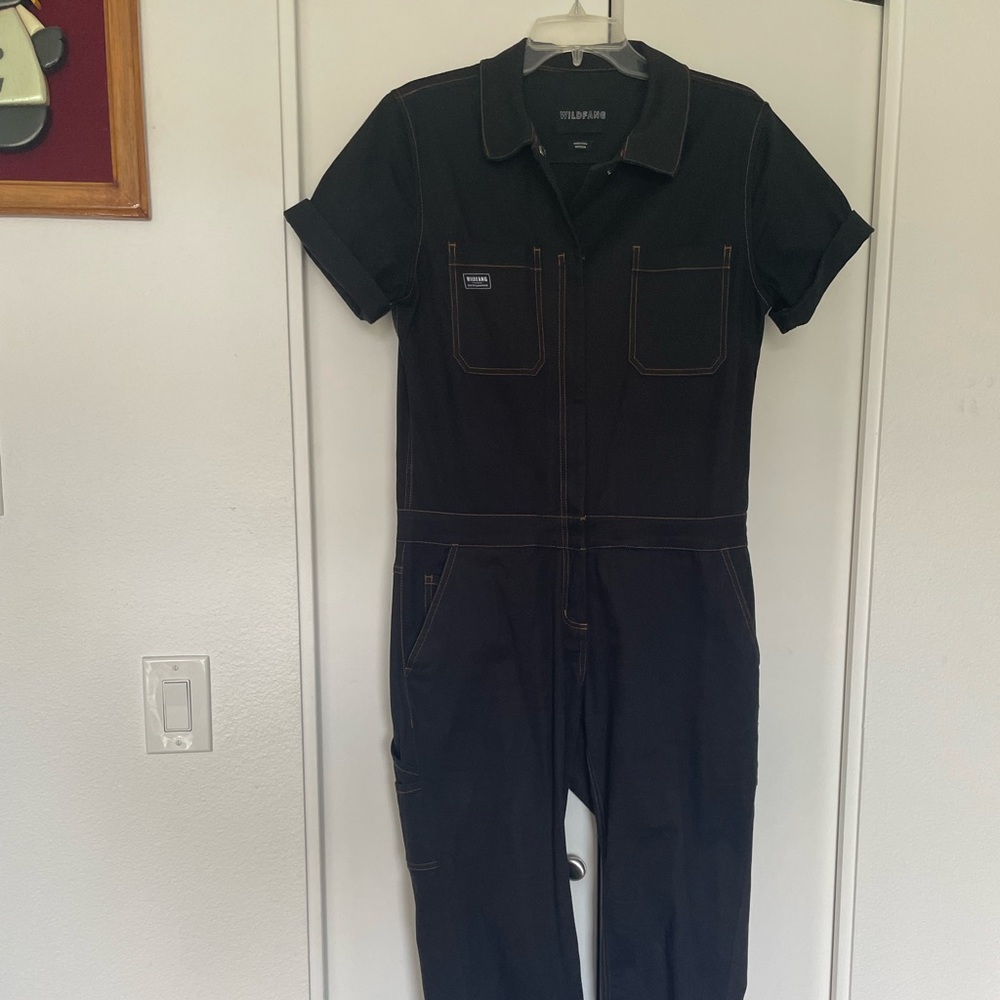 Wildfang workwear black jumpsuit